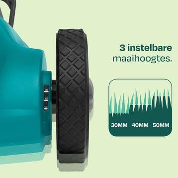 2dekans | VONROC Mini Elektrische Grasmaaier 20V – 22 cm –, Ophalen of Verzenden, Zo goed als nieuw