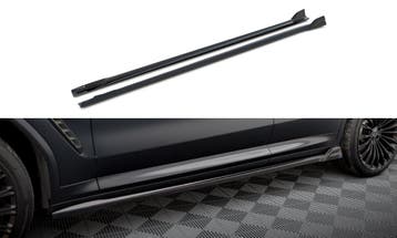 Zijskirts BMW X3 G01 M Pakket FL Maxton Glans Zwart, Ophalen of Verzenden, Nieuw