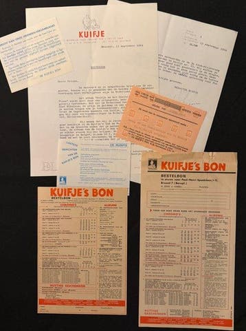 Studio Hergé - Kuifje - 7 unica; originele brieven 1962 (2, Nieuw