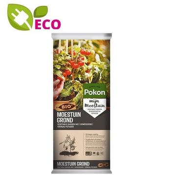 Pokon moestuingrond | 40 liter (Bio-label, Turfvrij), Tuin en Terras, Aarde en Mest, Verzenden