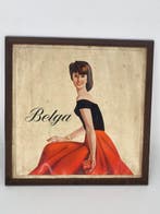 Belga sigaretten - Emaille bord - blik en karton