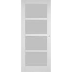 Cando binnendeur Chelsea 93x211,5 (Wit, Stomp, Matglas), 80 tot 100 cm, Binnendeur, Nieuw, Ophalen of Verzenden