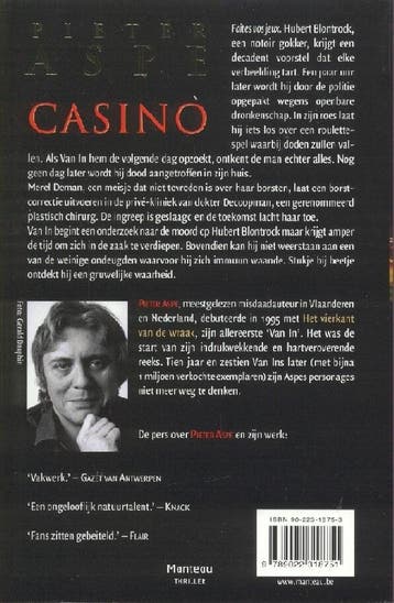 Casino / Meesters in misdaad 9789022318751 Pieter Aspe, Verzenden, Gelezen, Pieter Aspe