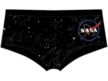 Meisjes ondergoed - Hipster - NASA - Zwart, Verzenden, Nieuw