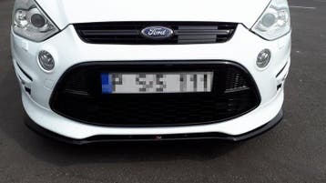 Voorspoiler Ford S-Max Titanium Mk1 FL Glanzend Zwart, Auto-onderdelen, Ophalen of Verzenden, Nieuw