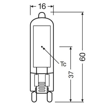 OP=OP 2 stuks Osram LED G9 2.8W 300lm 2700K Ø1.6x6cm Niet.., Ophalen of Verzenden, Nieuw