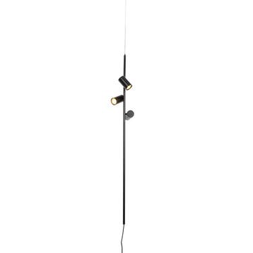 Hanglamp zwart met voetschakelaar 3-lichts - Jeana Luxe, Verzenden, Nieuw, Modern