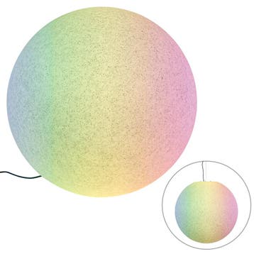 Smart buitenlamp grijs 77 cm IP44 incl Wifi A60 - Nura, Verzenden, Nieuw, Kunststof