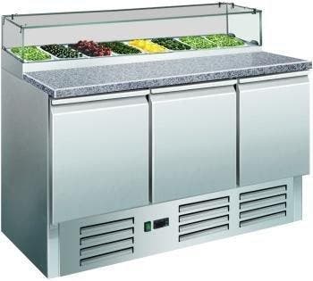 Luxe Pizza Werkbank | 8 x 1/6 GN Saro, Verzenden, Nieuw in verpakking