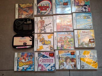 Nintendo - DS lite - Videogameconsole + games - In originele, Nieuw