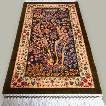 Geen reserve! Zijden Levensboom - Vloerkleed - 50 cm - 30 cm, Nieuw