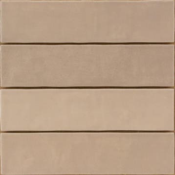 Machiato Mat Wandtegel 6,2x25 cm | Moderne Beige Wandtegel m, Verzenden, Nieuw