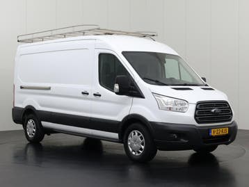 Ford Transit 2.0TDCi 130PK L3H2 | Imperiaal |Trekhaak | Kast, Stof, Gebruikt, Euro 6, Wit