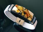Amber Leren armband met Baltisch amber - Vrouwen, Heren,