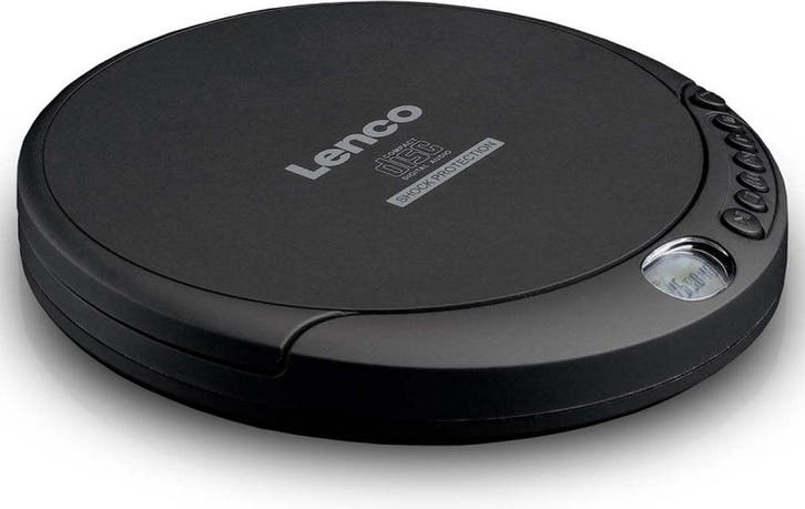 Discman - CD Speler - MP3 Speler - Anti Shock - Zwart - Lenc, Audio, Tv en Foto, Mp3-spelers | Overige merken, Zo goed als nieuw