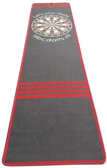 ABC Darts – Dartmat tapijt antracite XXL - 80 x 300 cm, Ophalen of Verzenden, Nieuw, Overige typen