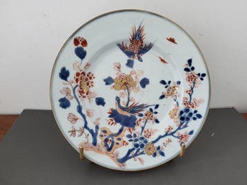 Bord - chine Kangxi belle assiette imari - Porselein, Antiek en Kunst