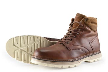 Nelson Snowboots in maat 45 Cognac, Kleding | Heren, Overige kleuren, Verzenden, Overige typen, Zo goed als nieuw