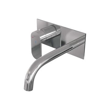 Brauer Chrome Edition Inbouw Wastafelmengkraan met Gebogen, Ophalen of Verzenden, Nieuw