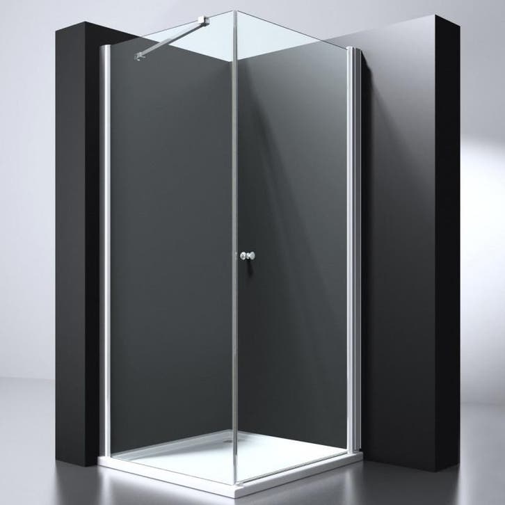 Douchecabine Vierkant 100X100 Ultra. Helder Glas (Badkamer), Doe-het-zelf en Verbouw, Sanitair, Nieuw, Ophalen of Verzenden
