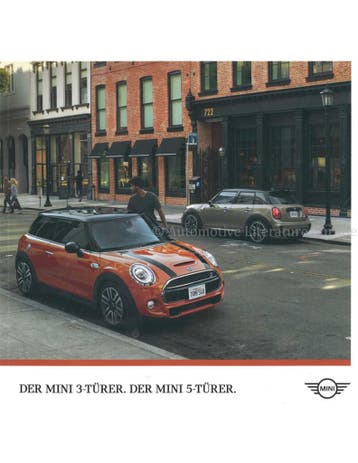 2019 MINI BROCHURE DUITS, Nieuw, Author