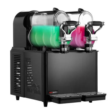 GGM Gastro | Slushmachine - 2x 3L - 430W - Zwart | SMNC6S |, Zakelijke goederen, Horeca | Keukenapparatuur, Verzenden, Nieuw in verpakking