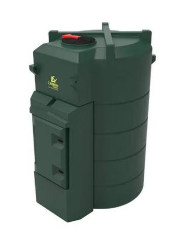 Dieseltank 3000L, Verticaal met Pompkast, Nieuw