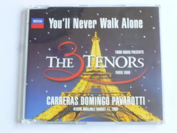The 3 Tenors - Youll never walk alone (CD Single), Cd's en Dvd's, Cd Singles, Ophalen of Verzenden, Zo goed als nieuw
