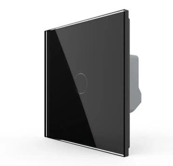 Livolo Touchscreen Schakelaar | Zwart | 1-voudig | Aan/Uit, Ophalen of Verzenden, Nieuw, Schakelaar