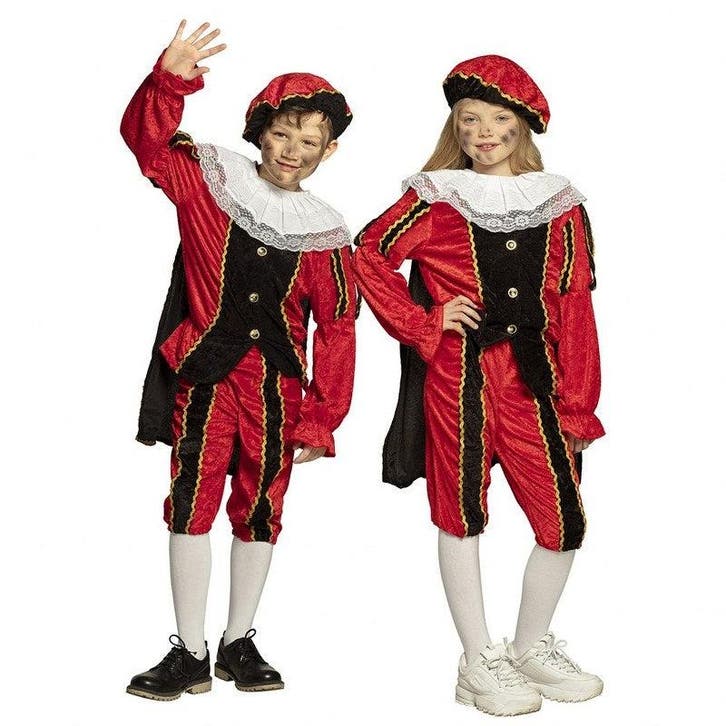 Pietenpak voor Kinderen met cape - 152, Diversen, Sinterklaas, Verzenden