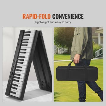 Opvouwbaar 88 Toetsen Digitale Piano Keyboard met Bluetooth, Verzenden, Nieuw