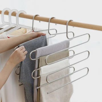 5-Laags Kledinghanger - Ruimtebesparend Opbergrek voor Broek, Kleding | Dames, Verzenden, Nieuw