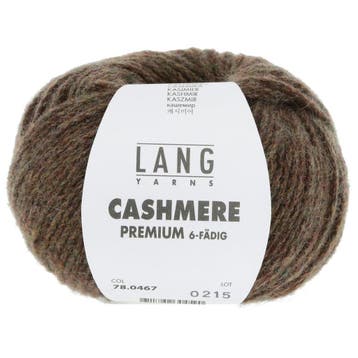 LANG Yarns Cashmere Premium - 467 Bruin Gemêleerd - Puur K, Ophalen of Verzenden, Nieuw