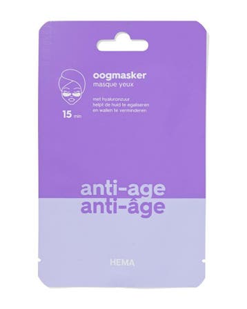 HEMA Anti-age oogmaskers 1+1 gratis, Verzenden, Nieuw
