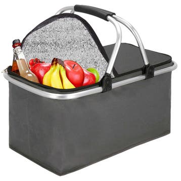 Koeltas | Koelbox | 47x28x23 cm | 30 Liter | Grijs, Ophalen of Verzenden