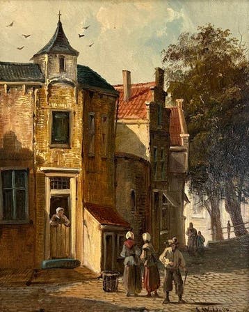 Antonie Waldorp (1803-1866) - Stadsgezicht