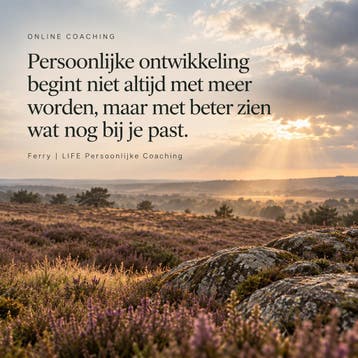 Coach persoonlijke ontwikkeling voor richting, Persoonlijke ontwikkeling