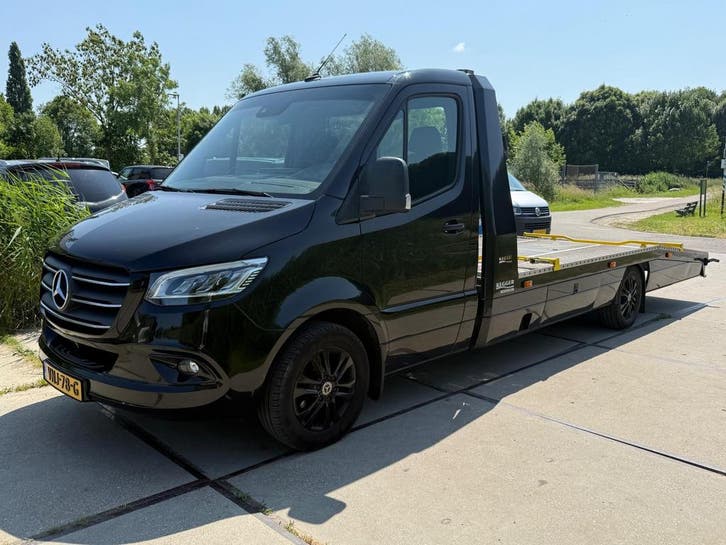 Zakelijke Lease |  Mercedes-Benz Sprinter 319 3.0 CDI L3 Opr, Auto's, Bestelauto's, Onderhoudsboekje, Lease, Automaat, Overige kleuren