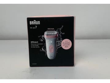 Braun Silk·épil 7-000 - Epilator - Wet & Dry - Wit, Verzenden, Nieuw