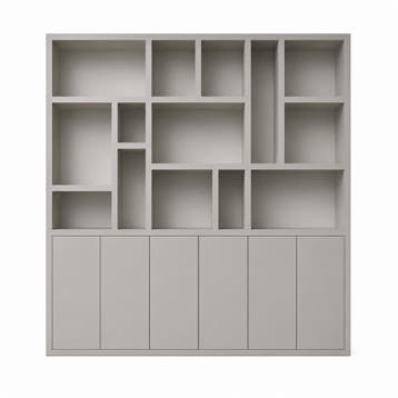 123Kast - Vakkenkast Madrid - 280x40x240H cm - 5cm plank dik, Verzenden, Nieuw
