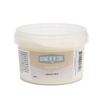 BrandNewCake Ganache Choco Wit 260g, Verzenden, Nieuw
