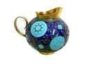 Melkkan - .916 (88 Zolotniki) zilver - Cloisonné-stijl kan
