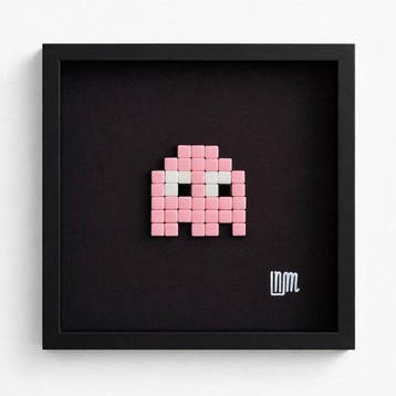 nLm - Pac-Man Pink (Ghost) • Mosaic • 7/50