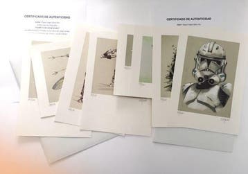 Miguel Angel Alfaro Rey - Star Wars - Litografía Lot of 8 -, Nieuw