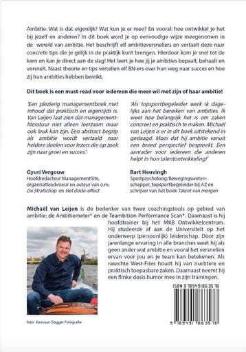 Het had ik dat maar eerder geweten boek over ambitie, Boeken, Verzenden, Gelezen, Michael van Leijen