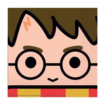 Servetten Harry Potter Cartoon (8st), Ophalen of Verzenden, Nieuw