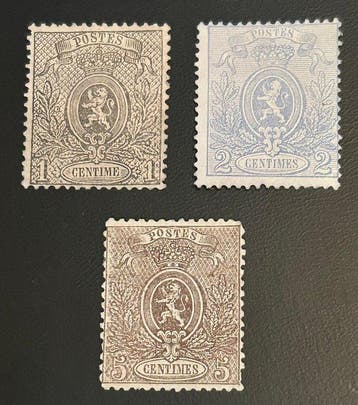België 1866/1867 - Emissie Kleine Leeuw getand - OBP/COB, Gestempeld