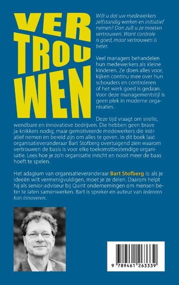 Vertrouwen 9789461263339 Bart Stofberg, Verzenden, Gelezen, Bart Stofberg