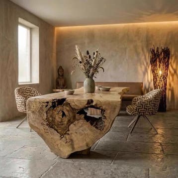 Boomstamtafel Tamarinde 350cm | World of Brosi, Ophalen of Verzenden, Nieuw