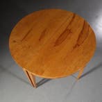 Stel blonde esdoornhouten  demi lune halve maantafels ca 189, Antiek en Kunst, Antiek | Meubels | Tafels, Ophalen of Verzenden
